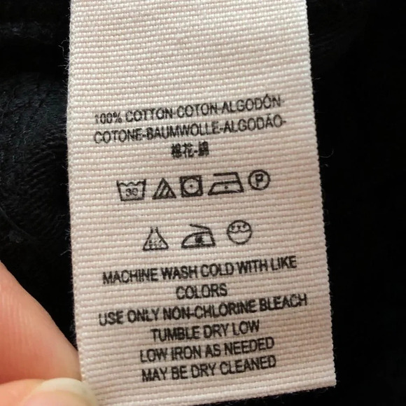 Free People Washed Out Black Button Fly Tapered Leg Pants - Picture 7 of 12